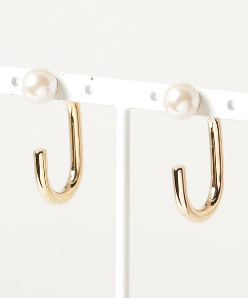 dix（ディス）の「Pearl Ellipse ピアス（ピアス（両耳用）・レディース・ホワイト・FREE）」の6枚目の写真