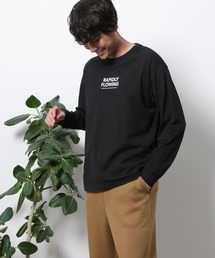 LAKOLE | ガールイラストロングTシャツ / LAKOLE(Tシャツ/カットソー)
