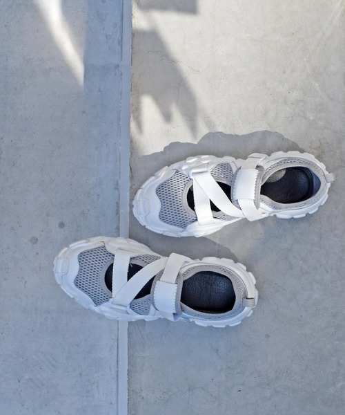 Marient（マリエント）の「Vintage Mesh Sneakers/メッシュスニーカー（スニーカー・レディース・グレー・23.5cm/24.5cm/23.0cm/24.0cm）」の5枚目の写真