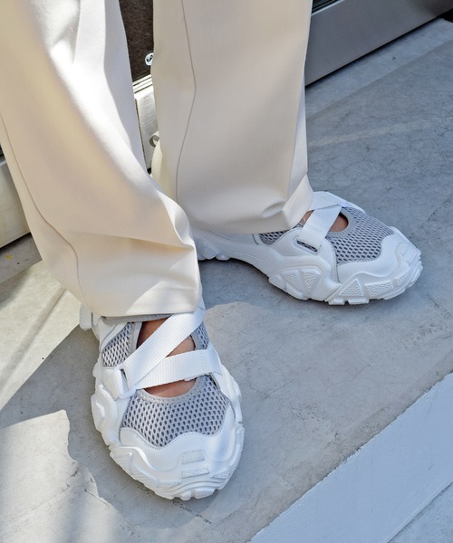 Marient（マリエント）の「Vintage Mesh Sneakers/メッシュスニーカー（スニーカー・レディース・グレー・23.5cm/24.5cm/23.0cm/24.0cm）」の12枚目の写真