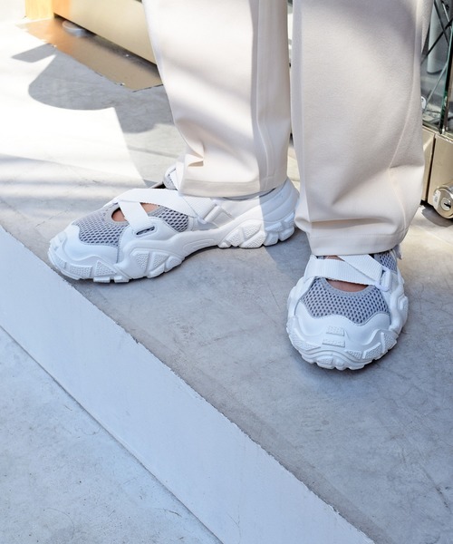 Marient（マリエント）の「Vintage Mesh Sneakers/メッシュスニーカー（スニーカー・レディース・グレー・23.5cm/24.5cm/23.0cm/24.0cm）」の10枚目の写真