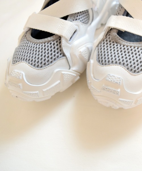 Marient（マリエント）の「Vintage Mesh Sneakers/メッシュスニーカー（スニーカー・レディース・グレー・23.5cm/24.5cm/23.0cm/24.0cm）」の8枚目の写真