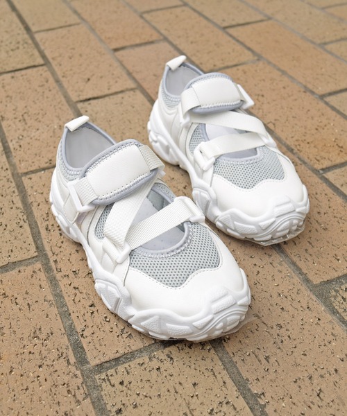 Marient（マリエント）の「Vintage Mesh Sneakers/メッシュスニーカー（スニーカー・レディース・グレー・23.5cm/24.5cm/23.0cm/24.0cm）」の20枚目の写真