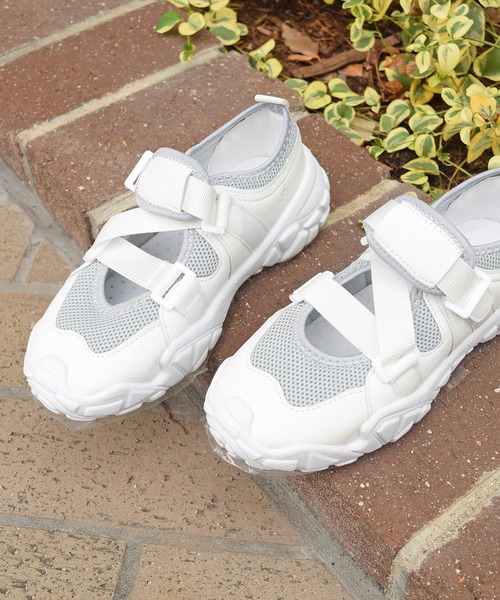 Marient（マリエント）の「Vintage Mesh Sneakers/メッシュスニーカー（スニーカー・レディース・グレー・23.5cm/24.5cm/23.0cm/24.0cm）」の19枚目の写真