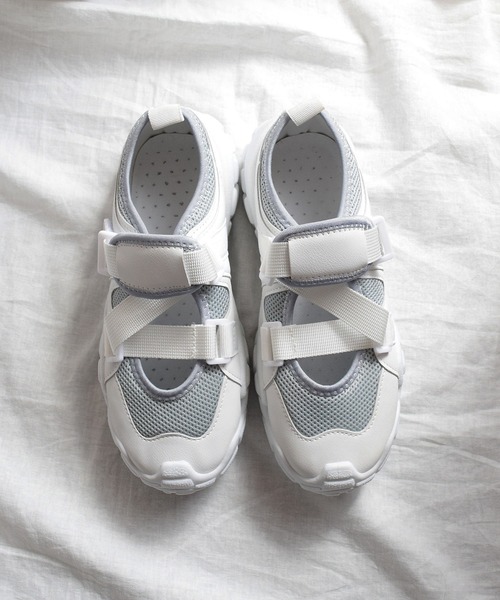 Marient（マリエント）の「Vintage Mesh Sneakers/メッシュスニーカー（スニーカー・レディース・グレー・23.5cm/24.5cm/23.0cm/24.0cm）」の18枚目の写真