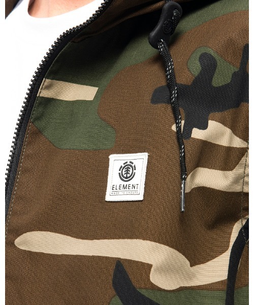 ELEMENT(エレメント)の「ELEMENT メンズ 【WOLFEBORO】 ALDER ジャケット【2020年秋冬モデル】/エレメント アウター ジャケット マウンテンパーカー マンパ(ブルゾン・メンズ・カモフラージュ/ブラック・LARGE/X-LARGE/MEDIUM)」の8枚目の写真