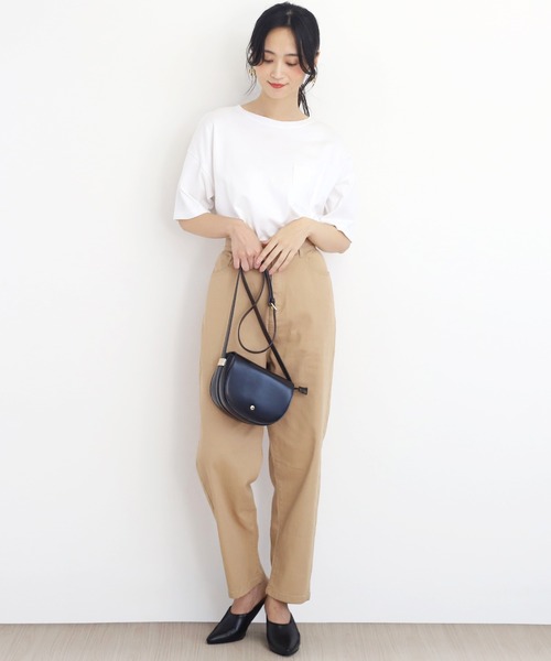 Amulet（アミュレット）の「テーパードパンツ（その他パンツ・レディース・ナチュラル/カーキ/ベージュ/ブラック/ホワイト・M/XL/S/L/XXL）」の9枚目の写真