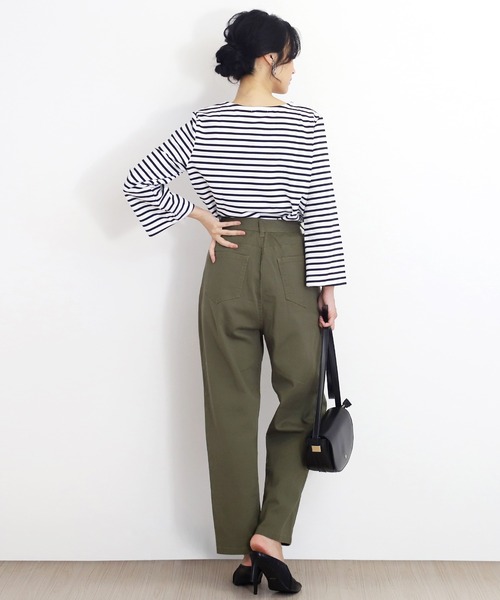 Amulet（アミュレット）の「テーパードパンツ（その他パンツ・レディース・ナチュラル/カーキ/ベージュ/ブラック/ホワイト・M/XL/S/L/XXL）」の12枚目の写真