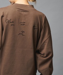 PUAL CE CIN | フロッキープリントモックネックロングスリーブ(Tシャツ/カットソー)