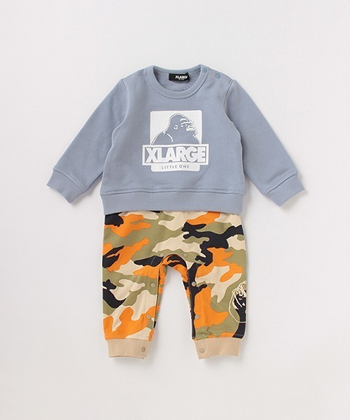 セール Ogゴリラプリント迷彩柄コーデ風ロンパース ロンパース Xlarge Kids エクストララージキッズ のファッション通販 Zozotown