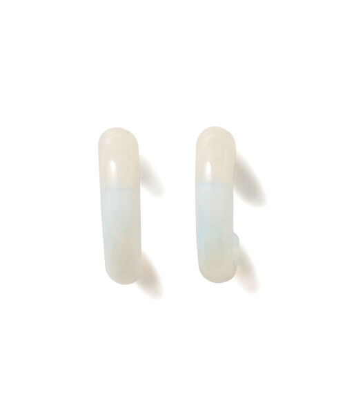 Ray BEAMS(レイビームス)の「KEANE / 2トーン フープ ピアス(ピアス(両耳用)・レディース・その他・ONE SIZE)」の1枚目の写真