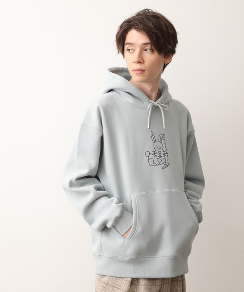 JUNRED（ジュンレッド）の「【Ken Kagami × JUNRed】コラボパーカー（パーカー・メンズ・ライトベージュ/ブルー系その他/ラベンダー・M/L）」の14枚目の写真