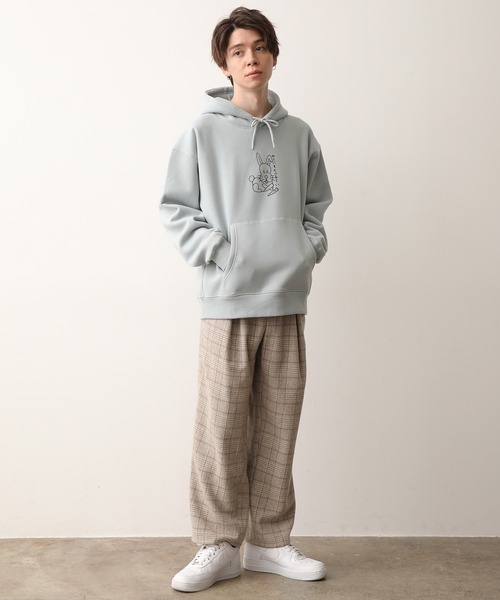 JUNRED（ジュンレッド）の「【Ken Kagami × JUNRed】コラボパーカー（パーカー・メンズ・ライトベージュ/ブルー系その他/ラベンダー・M/L）」の19枚目の写真