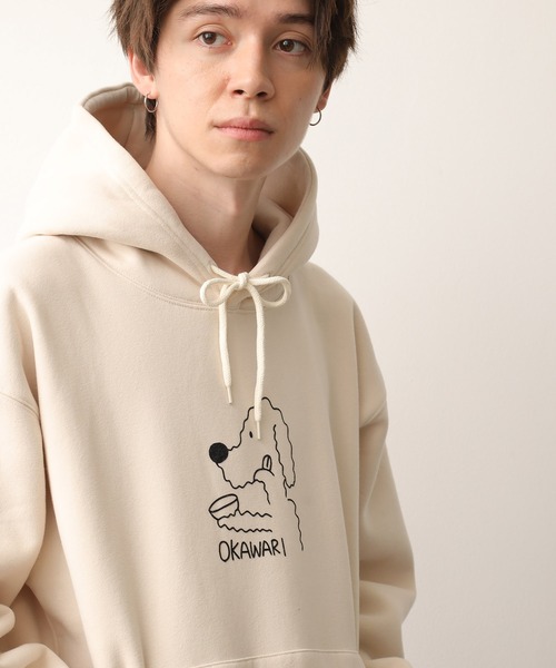 JUNRED（ジュンレッド）の「【Ken Kagami × JUNRed】コラボパーカー（パーカー・メンズ・ライトベージュ/ブルー系その他/ラベンダー・M/L）」の10枚目の写真