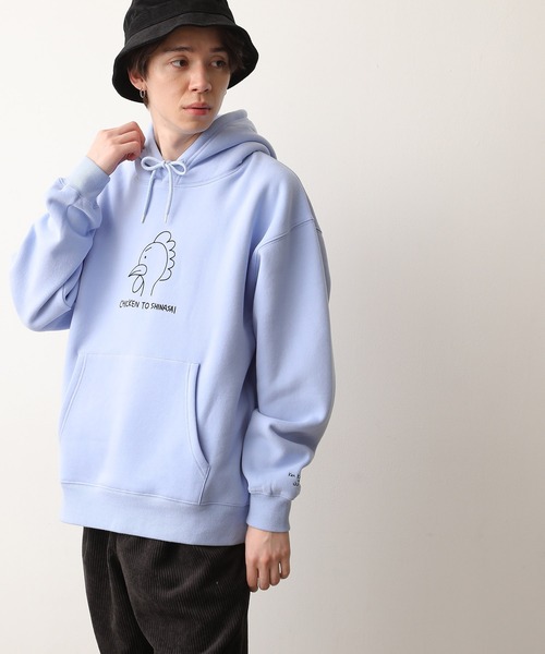 JUNRED（ジュンレッド）の「【Ken Kagami × JUNRed】コラボパーカー（パーカー・メンズ・ライトベージュ/ブルー系その他/ラベンダー・M/L）」の5枚目の写真