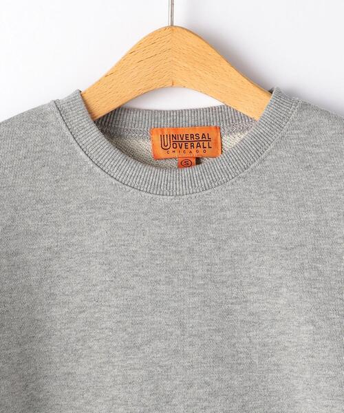 UNIVERSAL OVERALL（ユニバーサルオーバーオール）の「【キッズ】〔別注〕UNIVERSAL OVERALL（ユニバーサルオーバーオール） リバースプルオーバー（スウェット・キッズ・ダークグレー/グレー・S(105-115cm)/M(125-135cm)）」の12枚目の写真