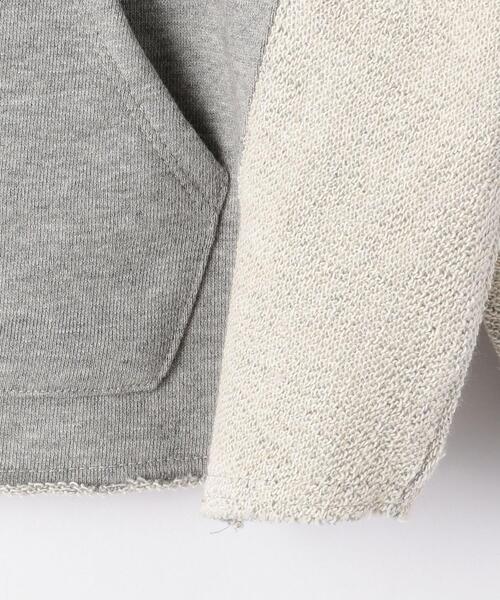 UNIVERSAL OVERALL（ユニバーサルオーバーオール）の「【キッズ】〔別注〕UNIVERSAL OVERALL（ユニバーサルオーバーオール） リバースプルオーバー（スウェット・キッズ・ダークグレー/グレー・S(105-115cm)/M(125-135cm)）」の10枚目の写真