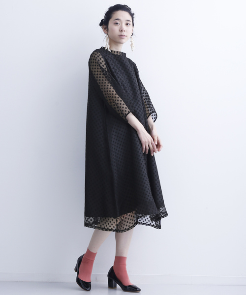 ブランド古着 7分袖ワンピース ワンピース Merlot Plus メルロープリュス のファッション通販 Zozoused