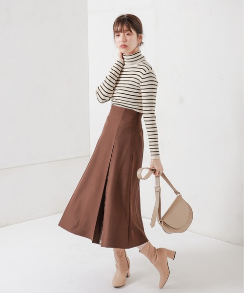 natural couture(ナチュラルクチュール)の「8枚接ぎレースちら見えスカート(スカート・レディース・ブラウン/カーキ/ピンク/ライトベージュ・FREE)」の8枚目の写真
