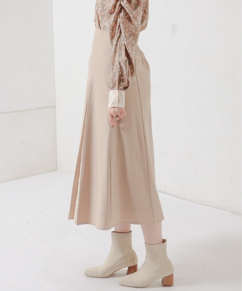 natural couture(ナチュラルクチュール)の「8枚接ぎレースちら見えスカート(スカート・レディース・ブラウン/カーキ/ピンク/ライトベージュ・FREE)」の20枚目の写真
