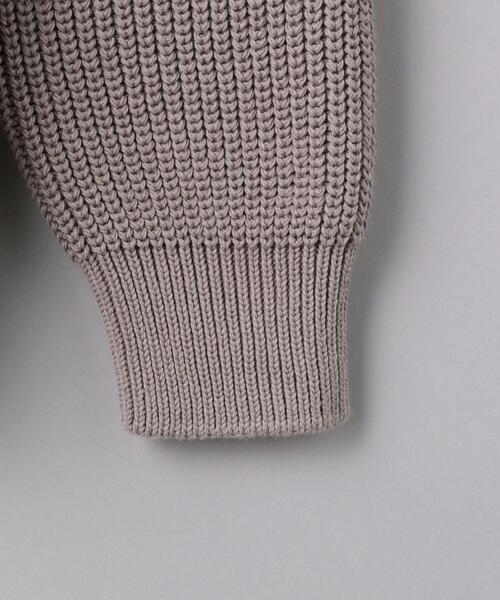 バトナー シグネチャークルーネックニット 綿 グレージュ サイズ2 ta3