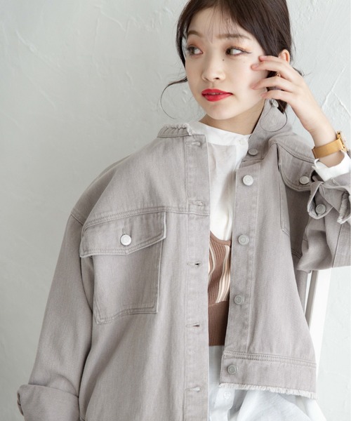 Mysa&Liina(ミーサリーナ)の「クロップド丈ストライプニットビスチェ(ベスト・レディース・ブラック/ベージュ/ブラウン・M)」の17枚目の写真