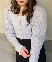 MAJESTIC LEGON | シュガーシャーリングパフトップス(Tシャツ/カットソー)
