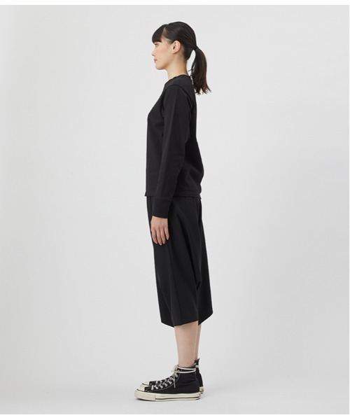 D-VEC(ディーベック)の「ロングスリーブ フォト Tシャツ(VF-30401118)(Tシャツ/カットソー・レディース・ホワイト/ブラック・SMALL/LARGE)」の14枚目の写真