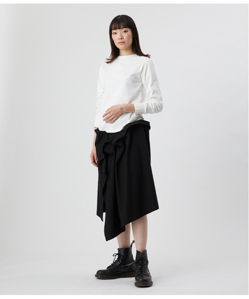 D-VEC(ディーベック)の「ロングスリーブ フォト Tシャツ(VF-30401118)(Tシャツ/カットソー・レディース・ホワイト/ブラック・SMALL/LARGE)」の16枚目の写真