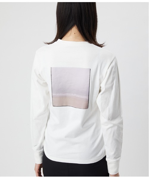 D-VEC(ディーベック)の「ロングスリーブ フォト Tシャツ(VF-30401118)(Tシャツ/カットソー・レディース・ホワイト/ブラック・SMALL/LARGE)」の9枚目の写真