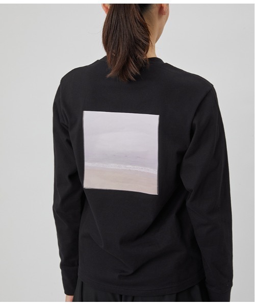 D-VEC(ディーベック)の「ロングスリーブ フォト Tシャツ(VF-30401118)(Tシャツ/カットソー・レディース・ホワイト/ブラック・SMALL/LARGE)」の11枚目の写真