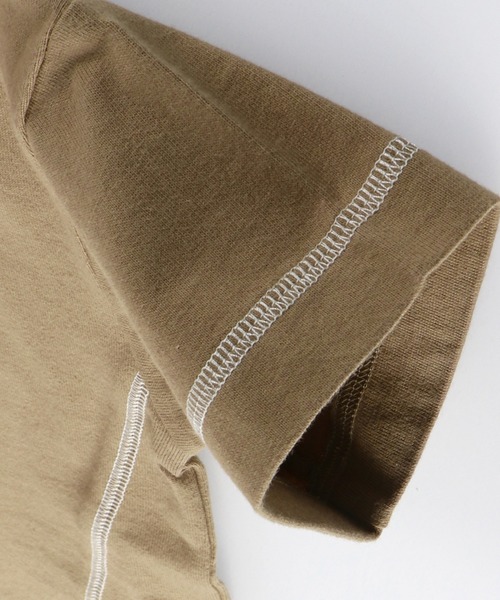 BRANSHES（ブランシェス）の「重ね着風半袖Tシャツ（Tシャツ/カットソー・キッズ・オフホワイト/キャメル・110cm/90cm/120cm/100cm/130cm/150cm/140cm）」の18枚目の写真