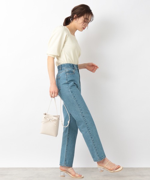 Heather(ヘザー)の「スクエアリボンショルダー 940550(ショルダーバッグ・レディース・ベージュ/グリーン/アイボリー・ONE SIZE)」の9枚目の写真