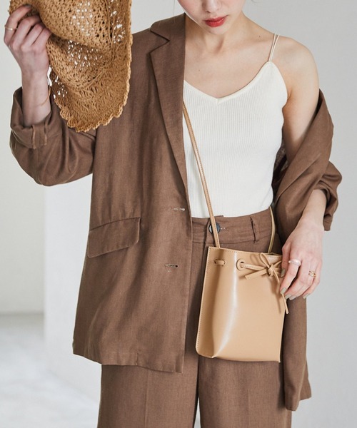Heather(ヘザー)の「スクエアリボンショルダー 940550(ショルダーバッグ・レディース・ベージュ/グリーン/アイボリー・ONE SIZE)」の16枚目の写真
