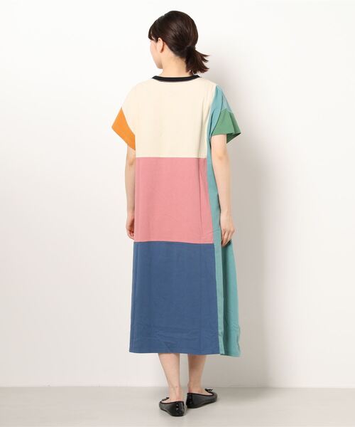 go slow caravan(ゴースローキャラバン)の「USA/C天竺 切替ワンピース W(ワンピース・レディース・その他2/その他1・FREE)」の4枚目の写真