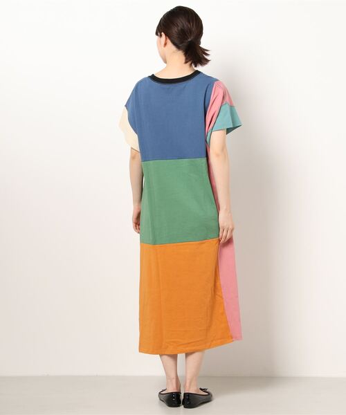 go slow caravan(ゴースローキャラバン)の「USA/C天竺 切替ワンピース W(ワンピース・レディース・その他2/その他1・FREE)」の5枚目の写真