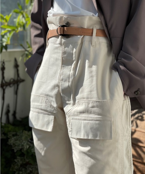 CLAMP(クランプ)の「CLAMP/クランプ/Czech Military Pants/チェコミリタリーパンツ(その他パンツ・メンズ・ホワイト/ブラック・2/1)」の5枚目の写真