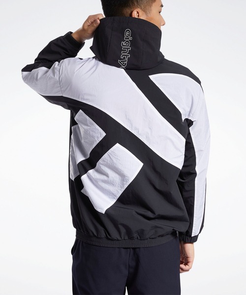 Reebok（リーボック）の「eightyone ウーブン ベクター フーデッドジャケット （マウンテンパーカー・メンズ・グリーン/ブラック・LARGE/SMALL/MEDIUM/XX-LARGE/X-LARGE/XXX-LARGE）」の8枚目の写真