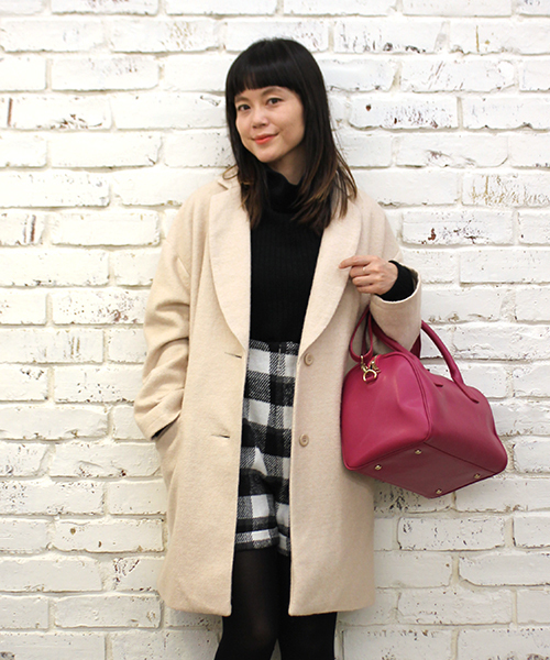 mystic(ミスティック)の「チェスターコート(チェスターコート・レディース・アイボリー/ブラック/ネイビー/キャメル・FREE)」の2枚目の写真