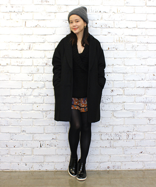 mystic(ミスティック)の「チェスターコート(チェスターコート・レディース・アイボリー/ブラック/ネイビー/キャメル・FREE)」の12枚目の写真