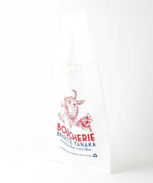 BEAUTY&YOUTH UNITED ARROWS（ビューティーアンドユースユナイテッドアローズ）の「＜BRIGITTE TANAKA＞BOUCHERIE EMBROIDERY TOTE BAG/バッグ Ψ（エコバッグ/サブバッグ・レディース・ホワイト・FREE）」の2枚目の写真