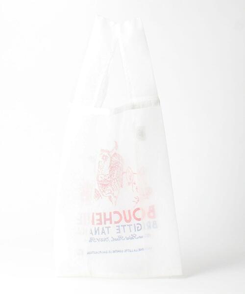 BEAUTY&YOUTH UNITED ARROWS（ビューティーアンドユースユナイテッドアローズ）の「＜BRIGITTE TANAKA＞BOUCHERIE EMBROIDERY TOTE BAG/バッグ Ψ（エコバッグ/サブバッグ・レディース・ホワイト・FREE）」の3枚目の写真