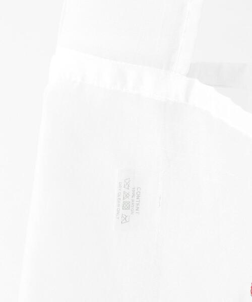 BEAUTY&YOUTH UNITED ARROWS（ビューティーアンドユースユナイテッドアローズ）の「＜BRIGITTE TANAKA＞BOUCHERIE EMBROIDERY TOTE BAG/バッグ Ψ（エコバッグ/サブバッグ・レディース・ホワイト・FREE）」の5枚目の写真