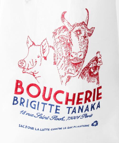 BEAUTY&YOUTH UNITED ARROWS（ビューティーアンドユースユナイテッドアローズ）の「＜BRIGITTE TANAKA＞BOUCHERIE EMBROIDERY TOTE BAG/バッグ Ψ（エコバッグ/サブバッグ・レディース・ホワイト・FREE）」の7枚目の写真