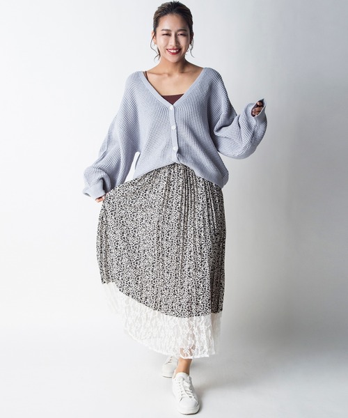 MILLION CARATS(ミリオンカラッツ)の「ヴィンテージフラワースカート(スカート・レディース・ブラック・FREE)」の8枚目の写真