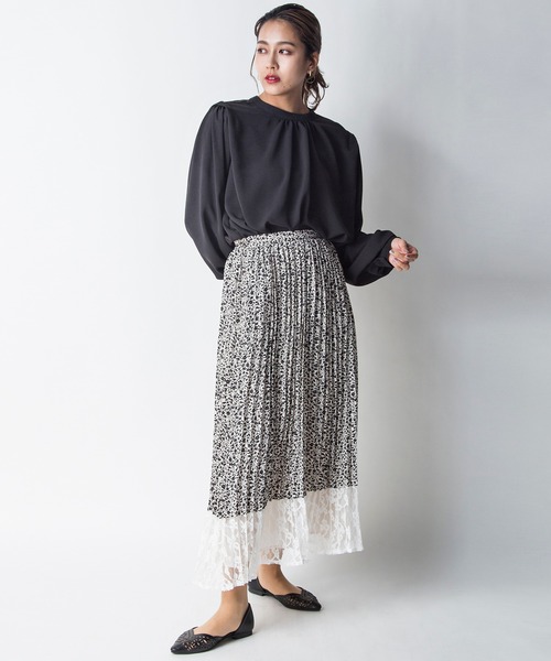 MILLION CARATS(ミリオンカラッツ)の「ヴィンテージフラワースカート(スカート・レディース・ブラック・FREE)」の11枚目の写真