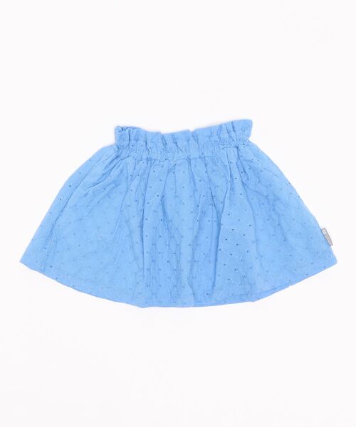 kladskap(クレードスコープ)の「レースギャザースカート(スカート・キッズ・サーモンピンク/ライトブルー・100cm/90cm/110cm/120cm)」の4枚目の写真