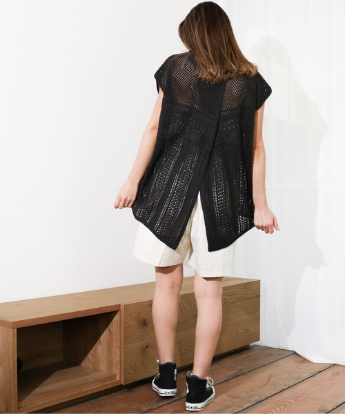 Per sist ence（パーシエンス）の「Per sist ence/パーシエンス　リネンライク　トラウザーショーツ（その他パンツ・レディース・アイボリー/イエロー/ベージュ/ブラウン・FREE）」の16枚目の写真