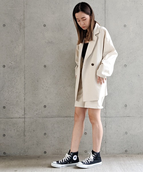 Per sist ence（パーシエンス）の「Per sist ence/パーシエンス　リネンライク　トラウザーショーツ（その他パンツ・レディース・アイボリー/イエロー/ベージュ/ブラウン・FREE）」の20枚目の写真