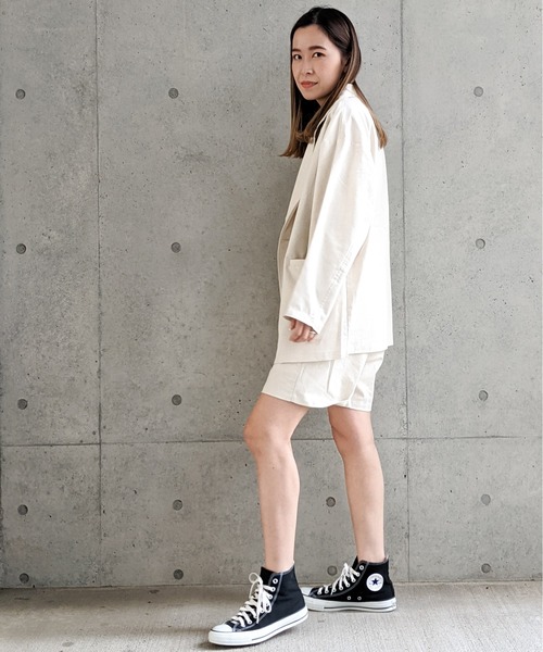 Per sist ence（パーシエンス）の「Per sist ence/パーシエンス　リネンライク　トラウザーショーツ（その他パンツ・レディース・アイボリー/イエロー/ベージュ/ブラウン・FREE）」の21枚目の写真